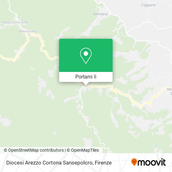 Mappa Diocesi Arezzo Cortona Sansepolcro