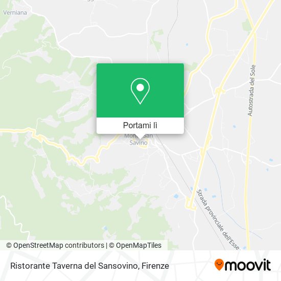 Mappa Ristorante Taverna del Sansovino