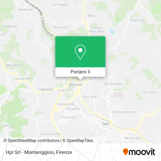 Mappa Hpl Srl - Monteriggion