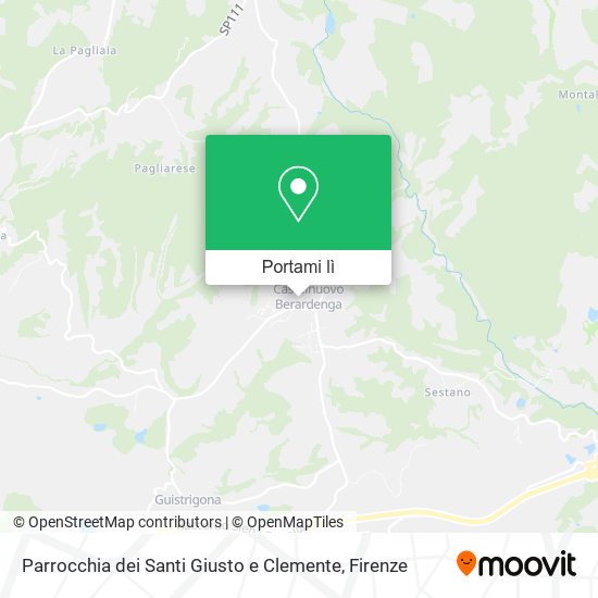 Mappa Parrocchia dei Santi Giusto e Clemente