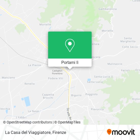 Mappa La Casa del Viaggiatore
