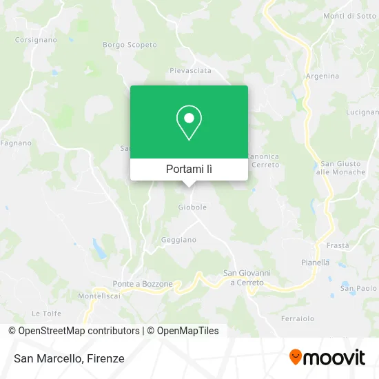 Mappa San Marcello