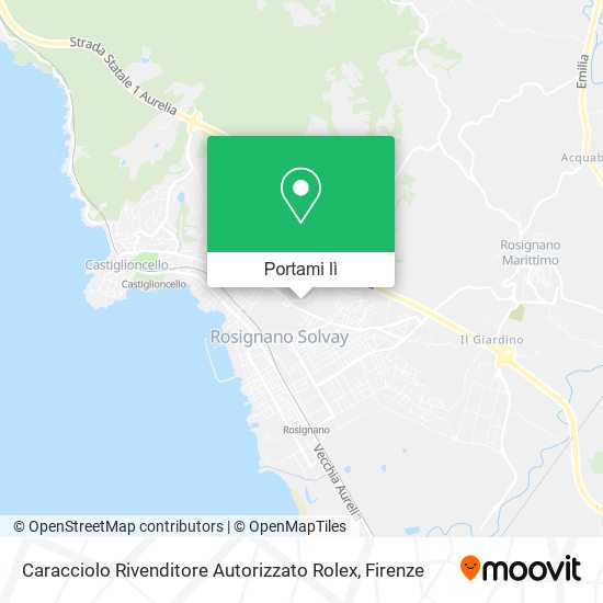 Mappa Caracciolo Rivenditore Autorizzato Rolex