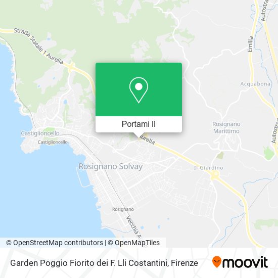 Mappa Garden Poggio Fiorito dei F. Lli Costantini
