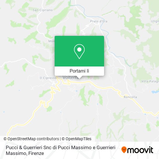 Mappa Pucci & Guerrieri Snc di Pucci Massimo e Guerrieri Massimo
