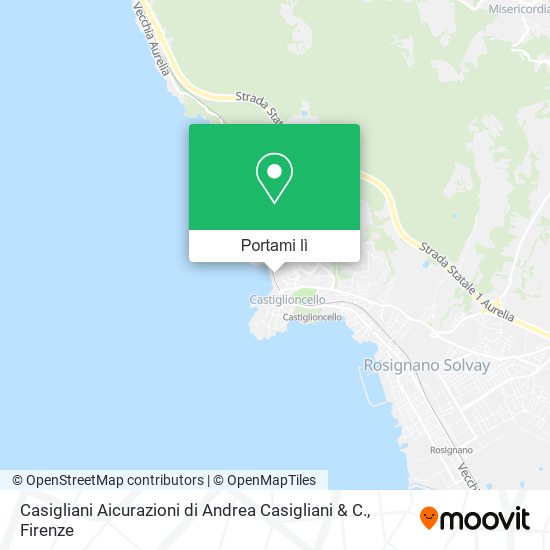 Mappa Casigliani Aicurazioni di Andrea Casigliani & C.