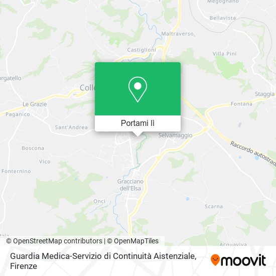 Mappa Guardia Medica-Servizio di Continuità Aistenziale