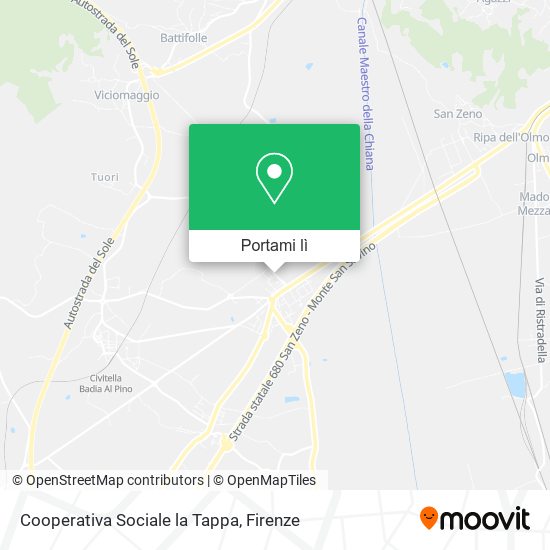 Mappa Cooperativa Sociale la Tappa