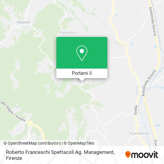 Mappa Roberto Franceschi Spettacoli Ag. Management