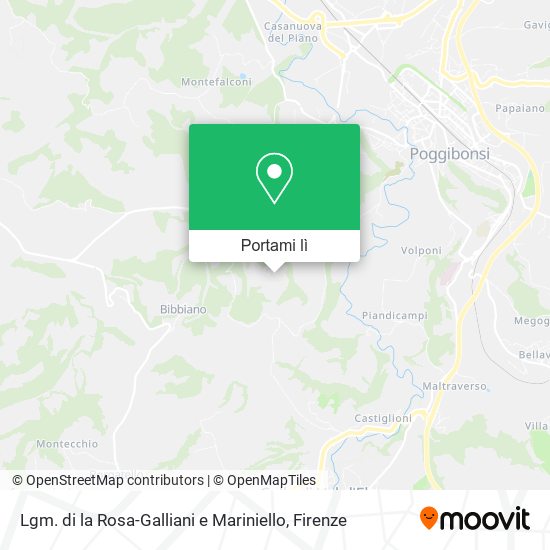 Mappa Lgm. di la Rosa-Galliani e Mariniello
