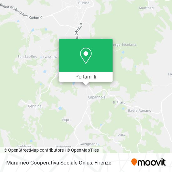 Mappa Marameo Cooperativa Sociale Onlus