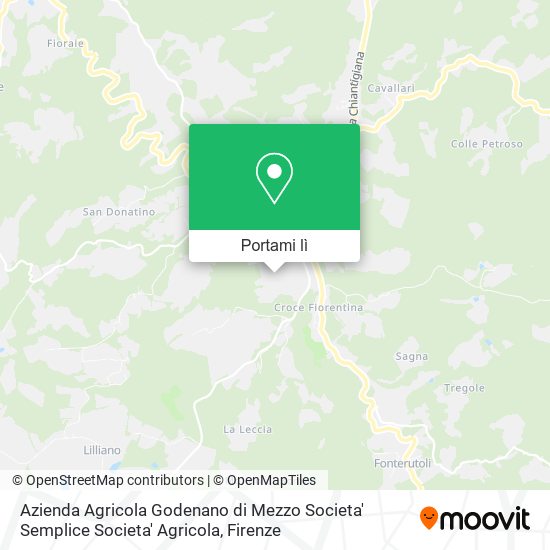 Mappa Azienda Agricola Godenano di Mezzo Societa' Semplice Societa' Agricola