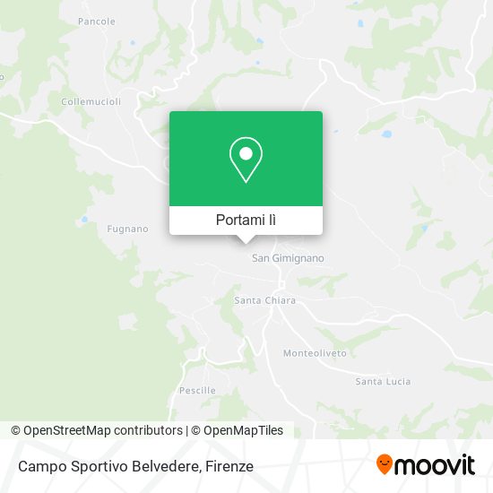 Mappa Campo Sportivo Belvedere