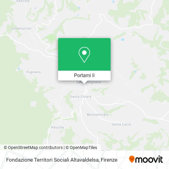 Mappa Fondazione Territori Sociali Altavaldelsa