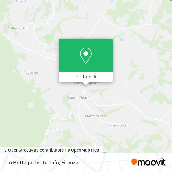 Mappa La Bottega del Tartufo