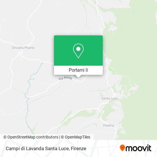 Mappa Campi di Lavanda Santa Luce