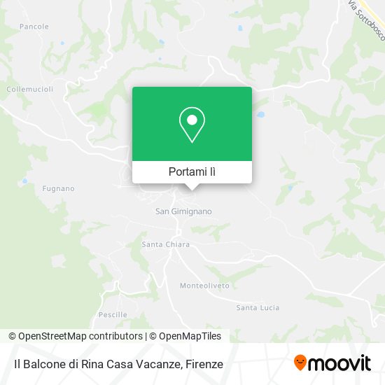 Mappa Il Balcone di Rina Casa Vacanze