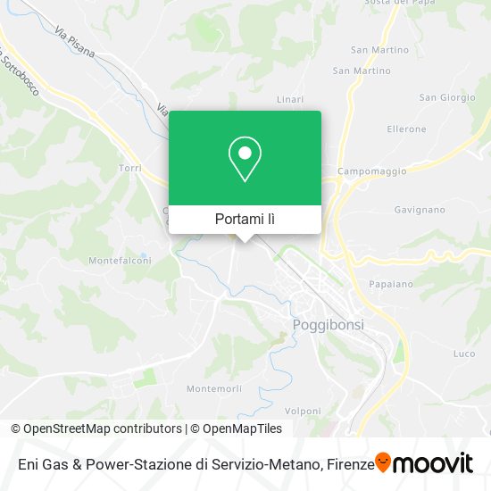 Mappa Eni Gas & Power-Stazione di Servizio-Metano