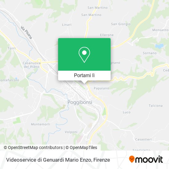 Mappa Videoservice di Genuardi Mario Enzo