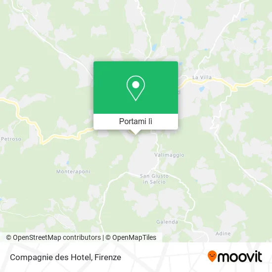 Mappa Compagnie des Hotel
