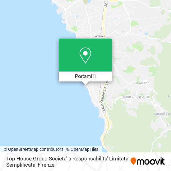 Mappa Top House Group Societa' a Responsabilita' Limitata Semplificata