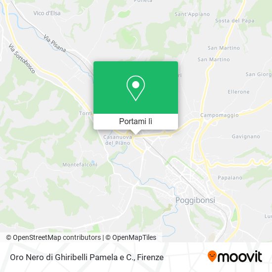 Mappa Oro Nero di Ghiribelli Pamela e C.