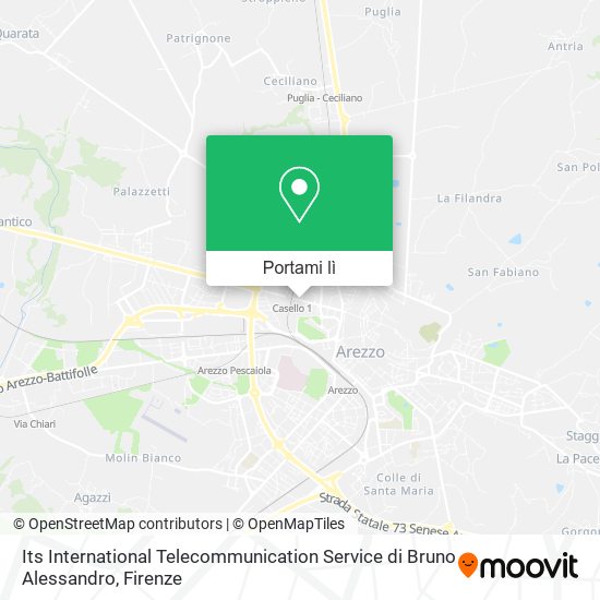 Mappa Its International Telecommunication Service di Bruno Alessandro
