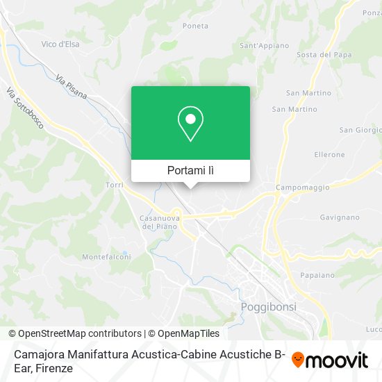 Mappa Camajora Manifattura Acustica-Cabine Acustiche B-Ear