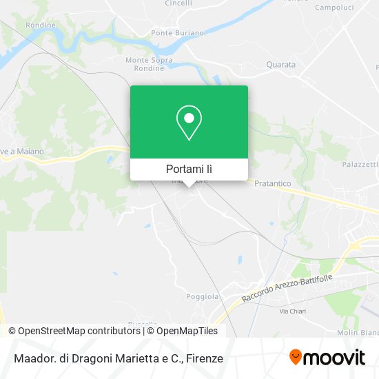 Mappa Maador. di Dragoni Marietta e C.