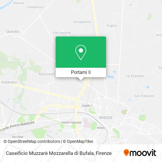 Mappa Caseificio Muzzarè Mozzarella di Bufala