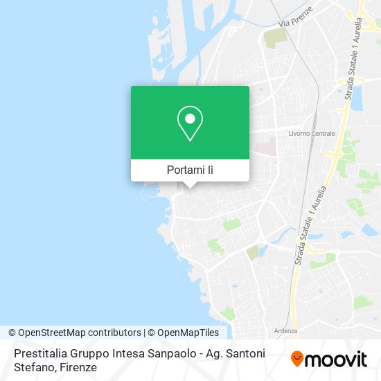 Mappa Prestitalia Gruppo Intesa Sanpaolo - Ag. Santoni Stefano