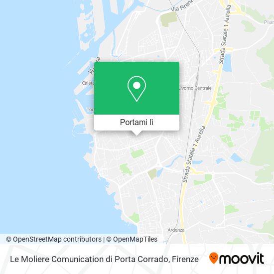 Mappa Le Moliere Comunication di Porta Corrado