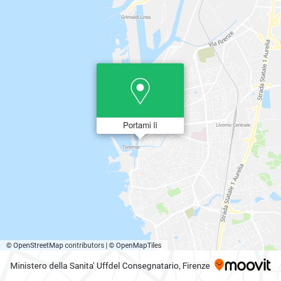 Mappa Ministero della Sanita' Uffdel Consegnatario