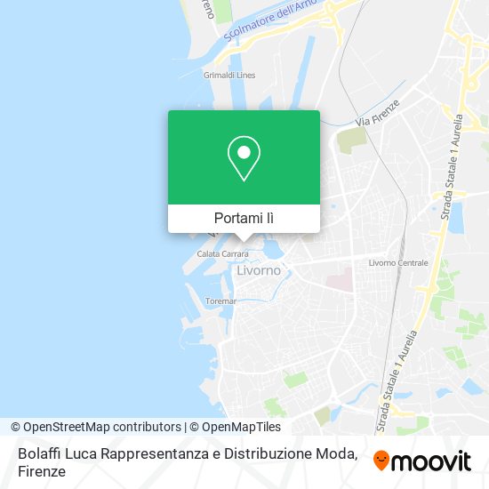 Mappa Bolaffi Luca Rappresentanza e Distribuzione Moda