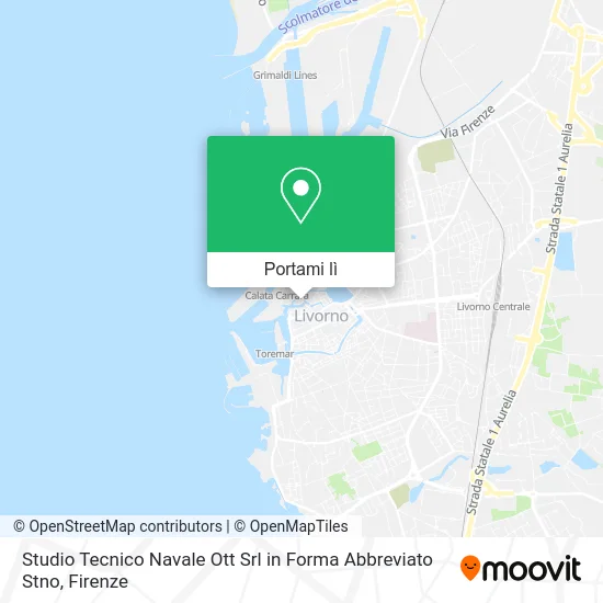 Mappa Studio Tecnico Navale Ott Srl in Forma Abbreviato Stno