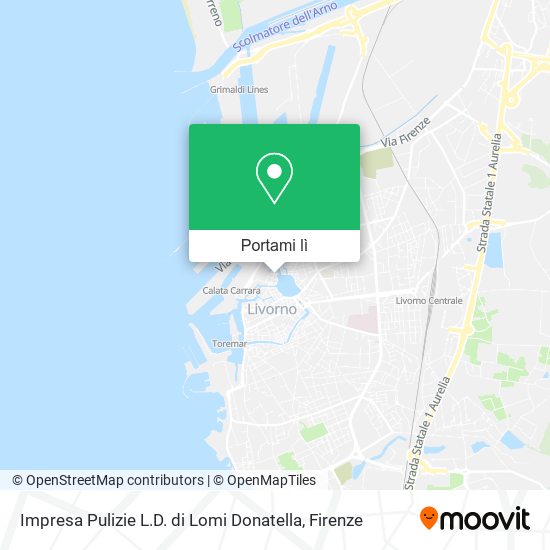 Mappa Impresa Pulizie L.D. di Lomi Donatella