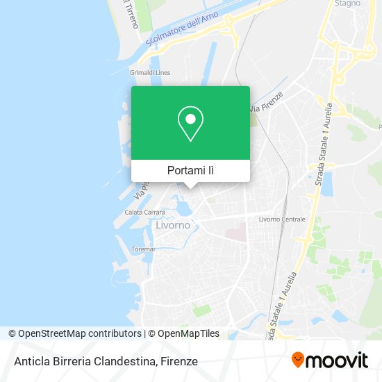 Mappa Anticla Birreria Clandestina