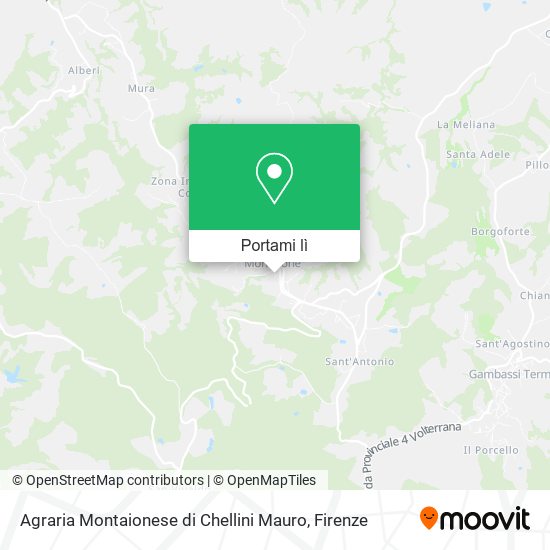 Mappa Agraria Montaionese di Chellini Mauro