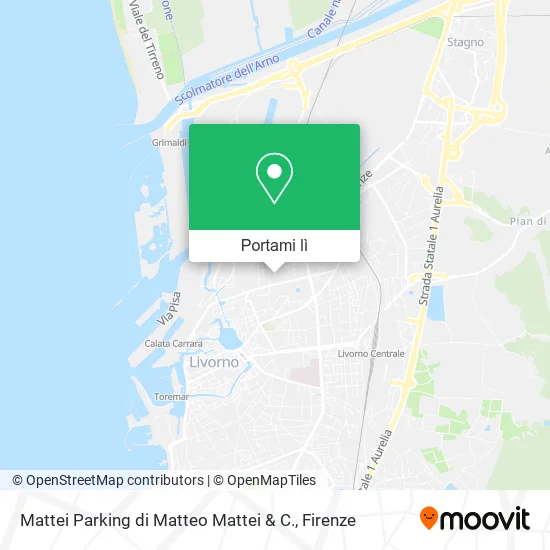 Mappa Mattei Parking di Matteo Mattei & C.
