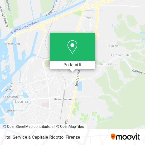 Mappa Ital Service a Capitale Ridotto