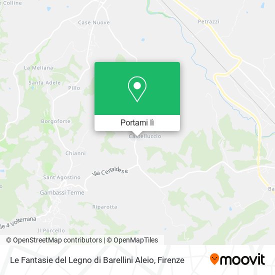 Mappa Le Fantasie del Legno di Barellini Aleio
