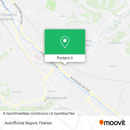 Mappa Autofficina Segoni