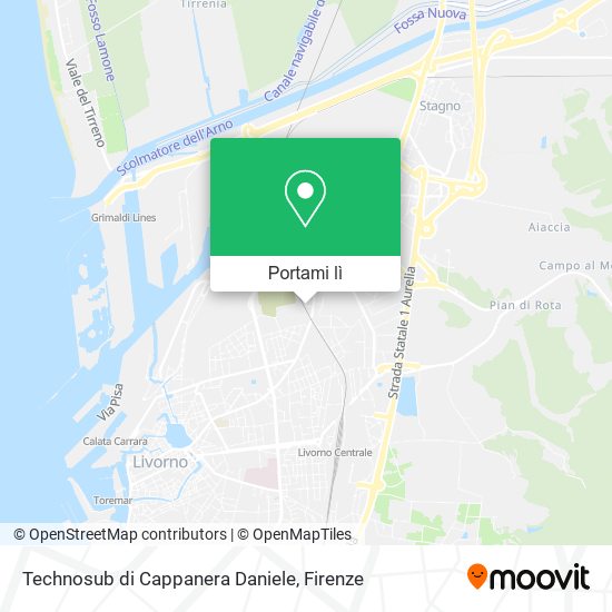 Mappa Technosub di Cappanera Daniele