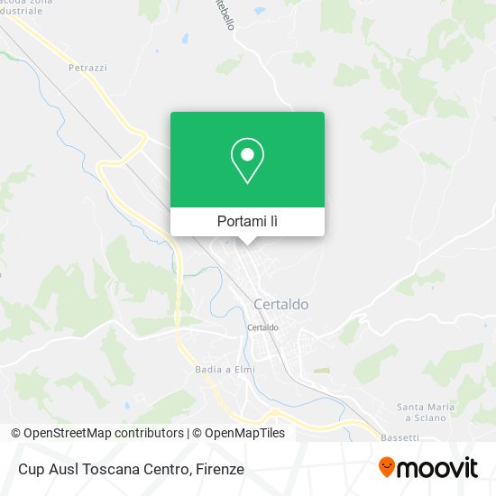 Mappa Cup Ausl Toscana Centro