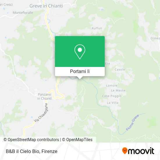 Mappa B&B il Cielo Bio