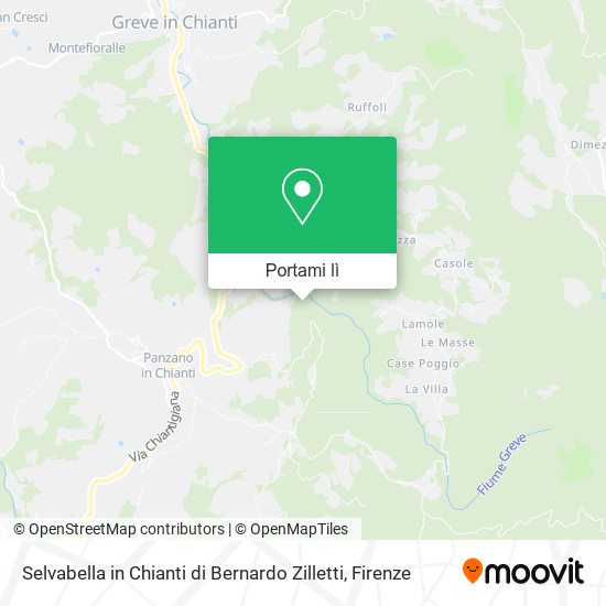 Mappa Selvabella in Chianti di Bernardo Zilletti