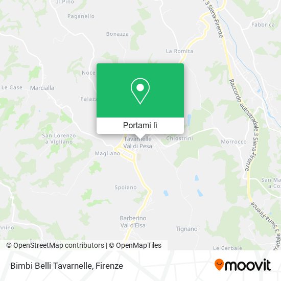 Mappa Bimbi Belli Tavarnelle