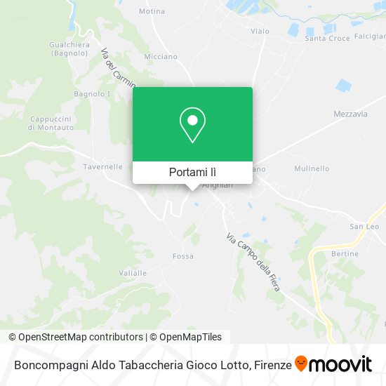 Mappa Boncompagni Aldo Tabaccheria Gioco Lotto