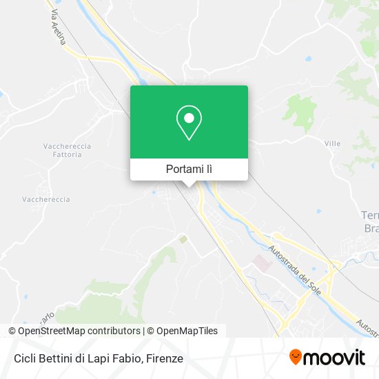 Mappa Cicli Bettini di Lapi Fabio