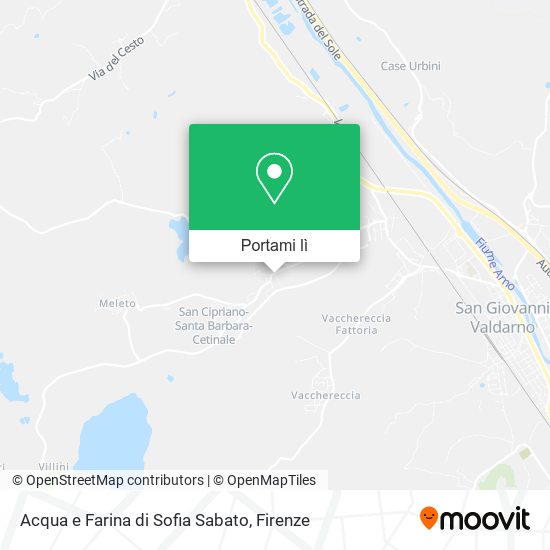 Mappa Acqua e Farina di Sofia Sabato
